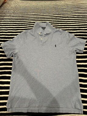 Polo by Ralph Lauren Heather Light Blue Short-Sleeve Polo